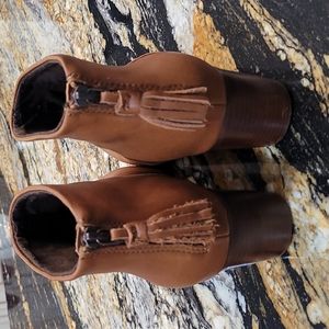 TOMS Carpe Diem Leather Booties Size 8